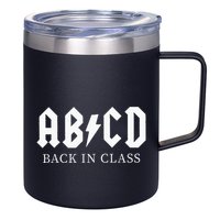 Abcd Back In Class 12oz Stainless Steel Coffee Mug
