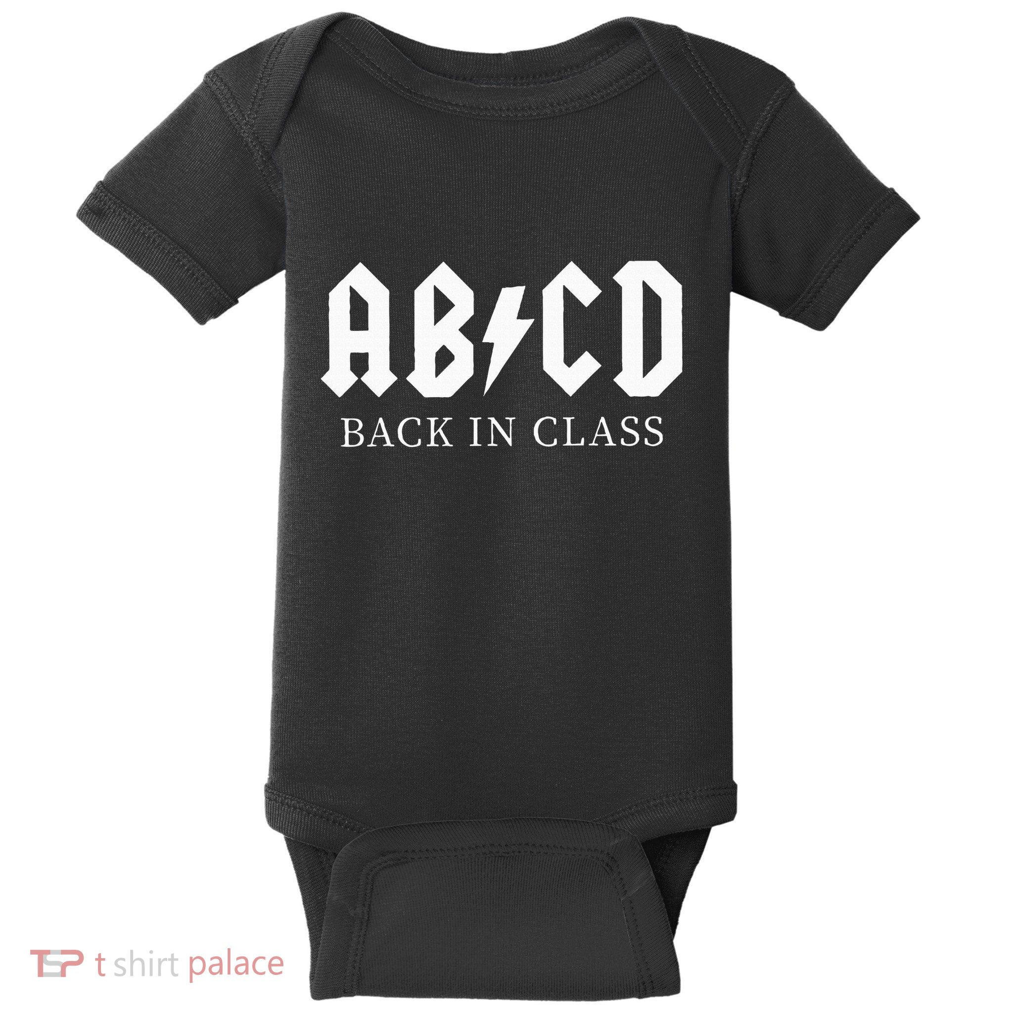 Abcd Back In Class Baby Bodysuit