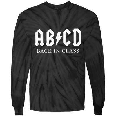 Abcd Back In Class Tie-Dye Long Sleeve Shirt
