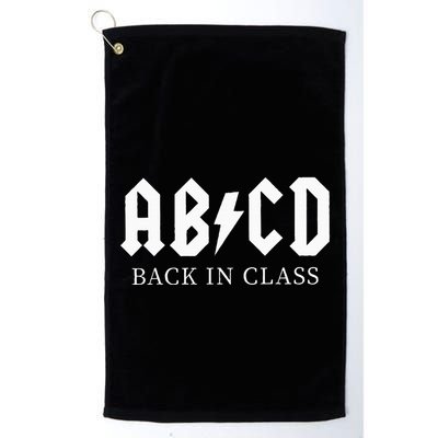 Abcd Back In Class Golf Towel