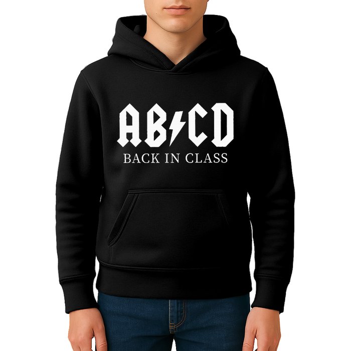 Abcd Back In Class Kids Hoodie