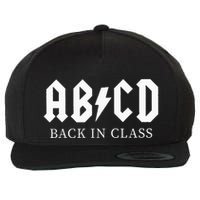 Abcd Back In Class Wool Snapback Cap
