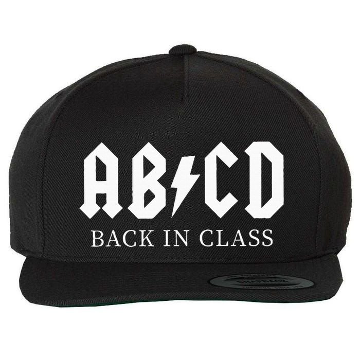 Abcd Back In Class Wool Snapback Cap