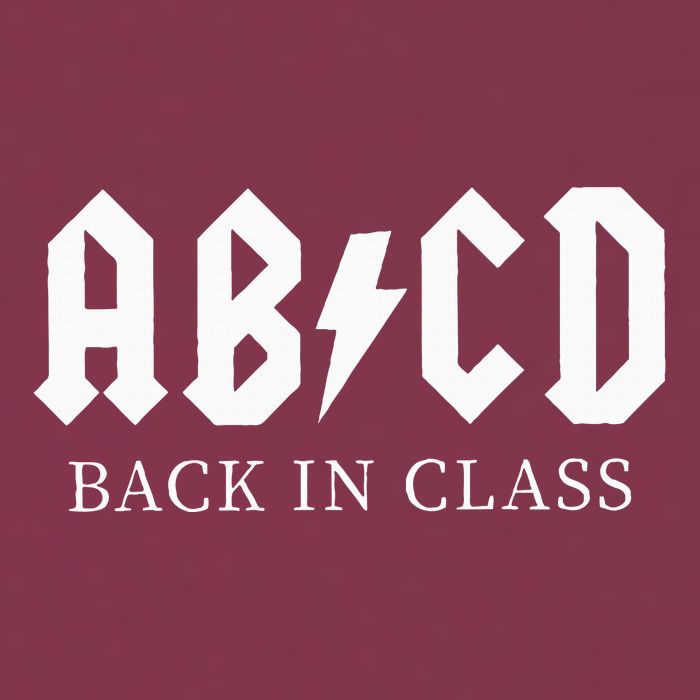 Abcd Back In Class 16oz Travel Tumbler