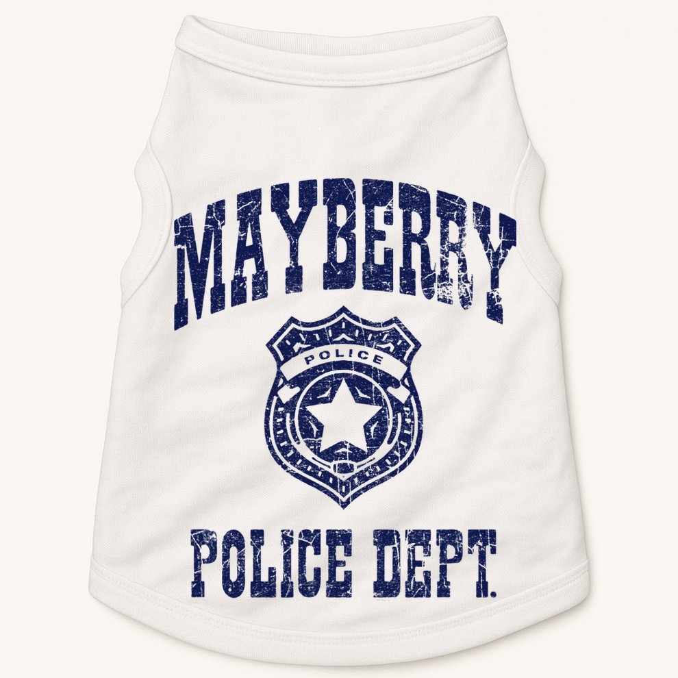 Mayberry Police Doggie Tank