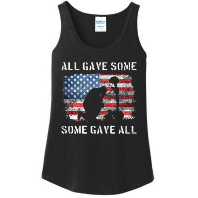 All Gave Some Some Gave All I Veteran & Memorials Day Ladies Essential Tank