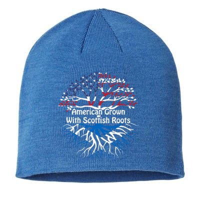 American Grown Scottish Roots Heritage Pride Gift Sustainable Beanie