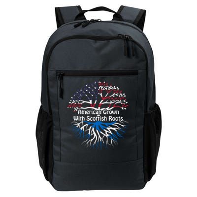 American Grown Scottish Roots Heritage Pride Gift Daily Commute Backpack