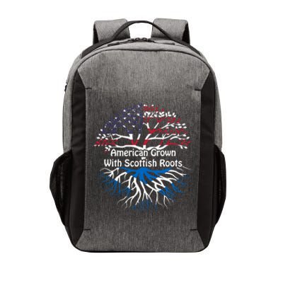 American Grown Scottish Roots Heritage Pride Gift Vector Backpack