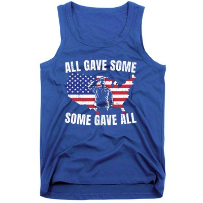 All Gave Some Some Gave All Funny Gift Tank Top