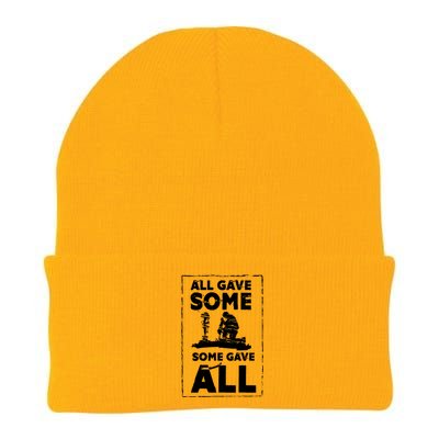 All Game Some Some Gave All Funny Gift Cool Military Patriotic Gift Knit Cap Winter Beanie