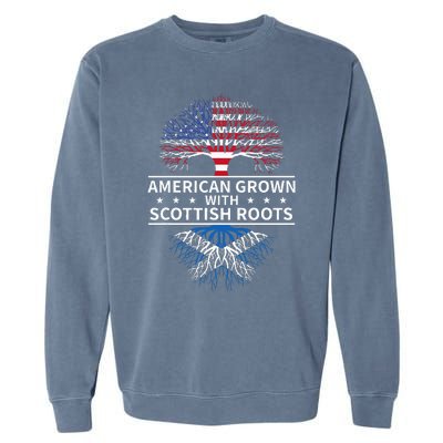 American Grown Scottish Roots Scotland Garment-Dyed Sweatshirt