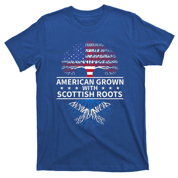 American Grown Scottish Roots Scotland T-Shirt