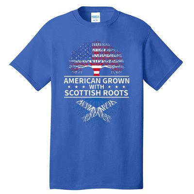 American Grown Scottish Roots Scotland Tall T-Shirt