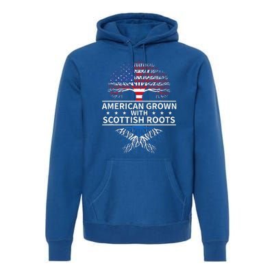 American Grown Scottish Roots Scotland Premium Hoodie