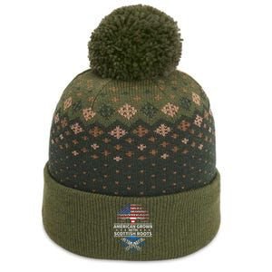 American Grown Scottish Roots Scotland The Baniff Cuffed Pom Beanie