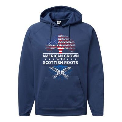 American Grown Scottish Roots Scotland Performance Fleece Hoodie