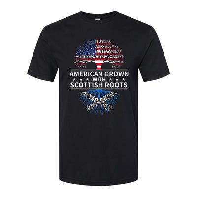 American Grown Scottish Roots Scotland Softstyle CVC T-Shirt