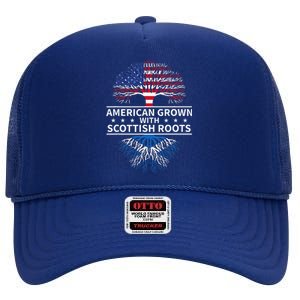 American Grown Scottish Roots Scotland High Crown Mesh Back Trucker Hat