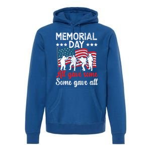 All Gave Some Some Gave All Usa Flag American Memorial Day Gift Premium Hoodie