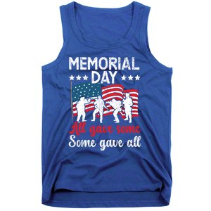 All Gave Some Some Gave All Usa Flag American Memorial Day Gift Tank Top