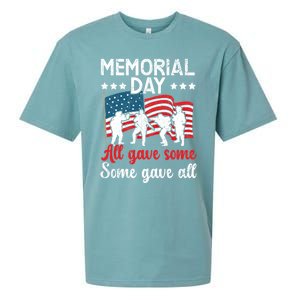 All Gave Some Some Gave All Usa Flag American Memorial Day Gift Sueded Cloud Jersey T-Shirt