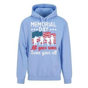 All Gave Some Some Gave All Usa Flag American Memorial Day Gift Unisex Surf Hoodie