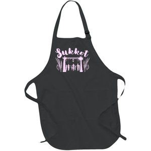 And Girls Sukkah Feast Of Tabernacles Sukkot Full-Length Apron With Pockets