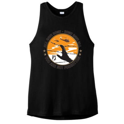 All Gave Some Gift Some Gave All Gift You Are Not Forgotten Funny Gift Ladies PosiCharge Tri-Blend Wicking Tank