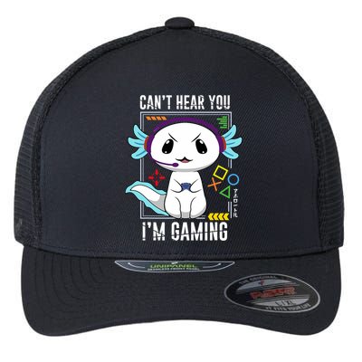 Axolotl Gaming Salamander As Gamer Flexfit Unipanel Trucker Cap