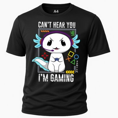 Axolotl Gaming Salamander As Gamer Cooling Performance Crew T-Shirt