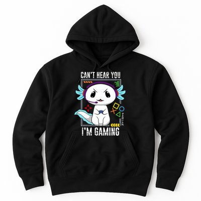 Axolotl Gaming Salamander As Gamer Hoodie