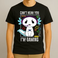 Axolotl Gaming Salamander As Gamer T-Shirt