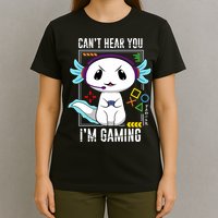 Axolotl Gaming Salamander As Gamer T-Shirt