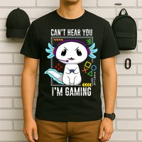 Axolotl Gaming Salamander As Gamer T-Shirt