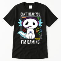 Axolotl Gaming Salamander As Gamer Tall T-Shirt