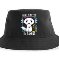 Axolotl Gaming Salamander As Gamer Sustainable Bucket Hat