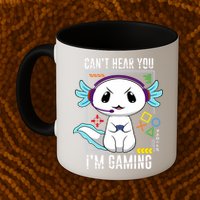 Axolotl Gaming Salamander As Gamer Mug