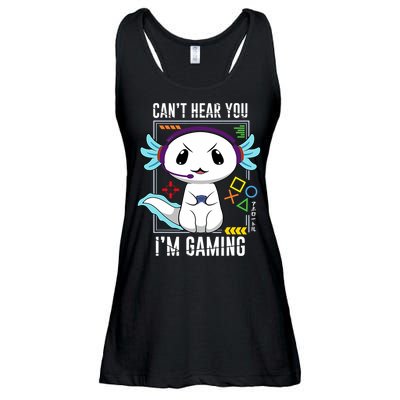 Axolotl Gaming Salamander As Gamer Ladies Essential Flowy Tank