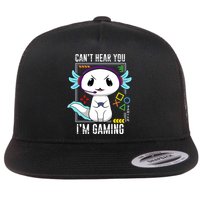 Axolotl Gaming Salamander As Gamer Flat Bill Trucker Hat