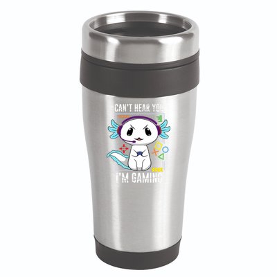 Axolotl Gaming Salamander As Gamer 16oz Travel Tumbler