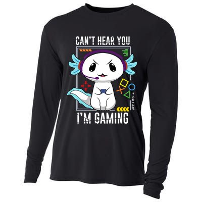 Axolotl Gaming Salamander As Gamer Cooling Performance Long Sleeve Crew