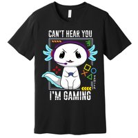 Axolotl Gaming Salamander As Gamer Premium T-Shirt