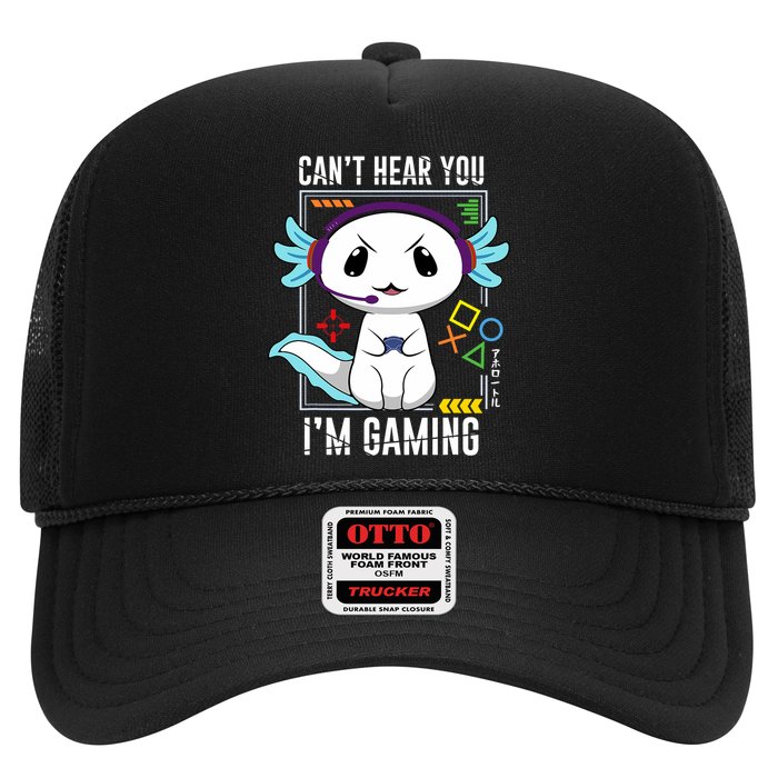 Axolotl Gaming Salamander As Gamer Hat