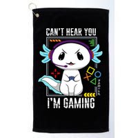 Axolotl Gaming Salamander As Gamer Golf Towel