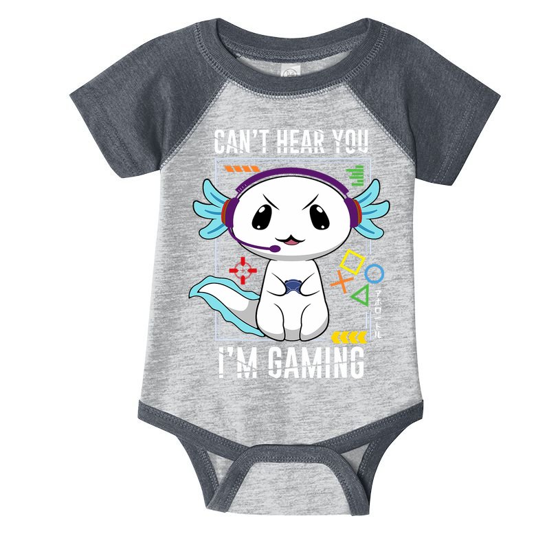 Axolotl Gaming Salamander As Gamer Infant Baby Jersey Bodysuit