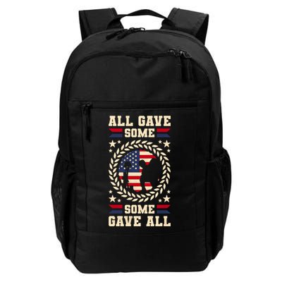 All Gave Some Some Gave All Veteran's Day Gift Backpack