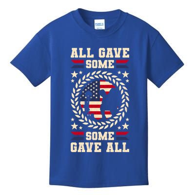 All Gave Some Some Gave All Veteran's Day Gift Kids T-Shirt