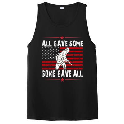 All Gave Some Gift Some Gave All Memorial Day Veterans Day Gift PosiCharge Competitor Tank