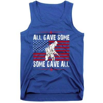 All Gave Some Gift Some Gave All Memorial Day Veterans Day Gift Tank Top